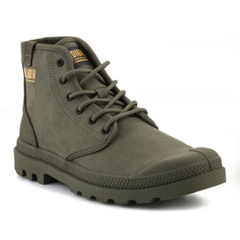Boty Palladium Pampa Hi Coated U 74375-377-M Dusky Green zelený 1