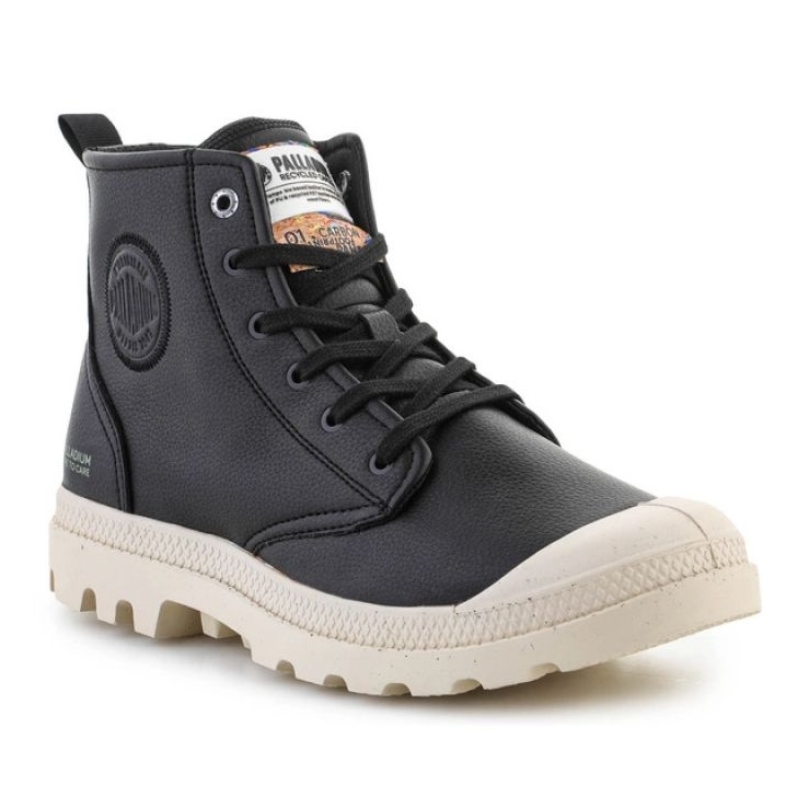 Boty Palladium Pampa Hi Re-Vegan Leather U 74378-008-M Černá černý 1