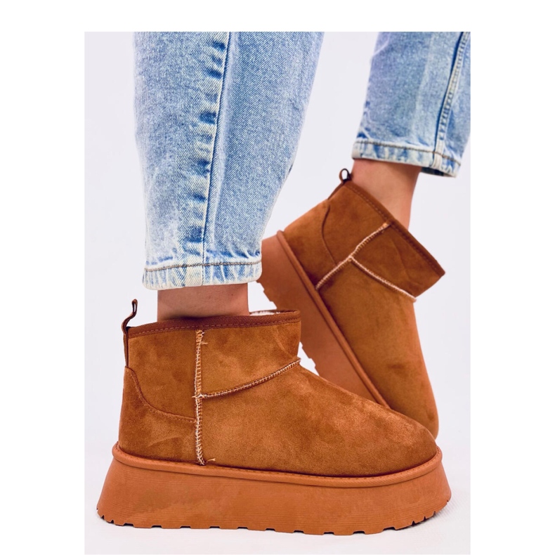 Rodmans Camel - Krátké boty na platformě Inello hnědý 2