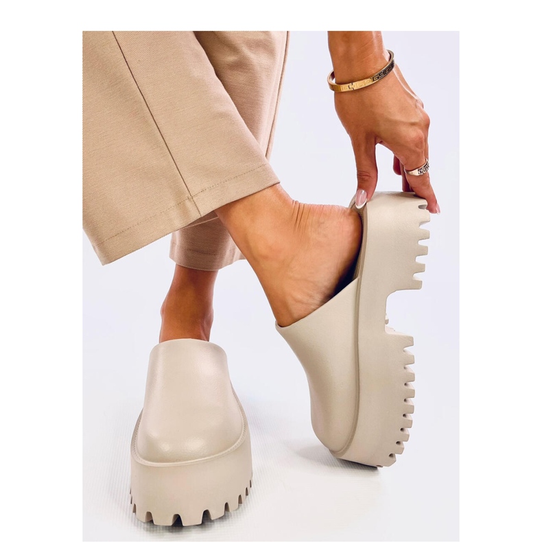 Pěnové dřeváky Ernest Khaki - Inello zelená 1 Pěnové dřeváky Ernest Khaki - Inello zelená 1