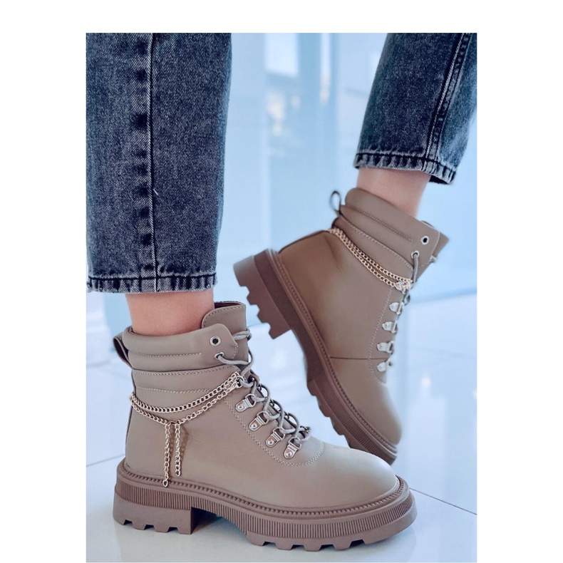 Kotníkové boty Hudson Apricot - Inello béžový 2