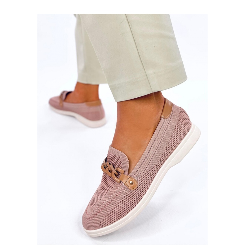 Prolamované mokasíny Lucena Pink - Inello růžový 1