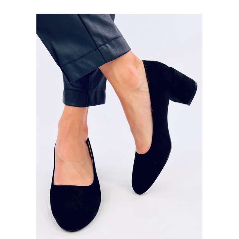 Pohodlné lodičky na podpatku Fredette Black černá 1 Pohodlné lodičky na podpatku Fredette Black černá 1