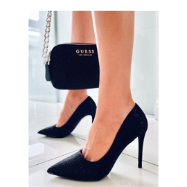 Dámské duhově černé jehlice černý 2