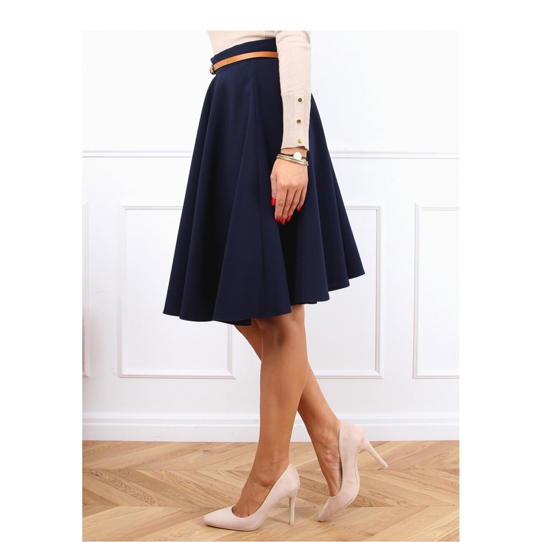 Béžové dámské vysoké podpatky béžový 2