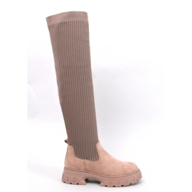 Ponožkové boty Trotter Khaki - Inello hnědý 1
