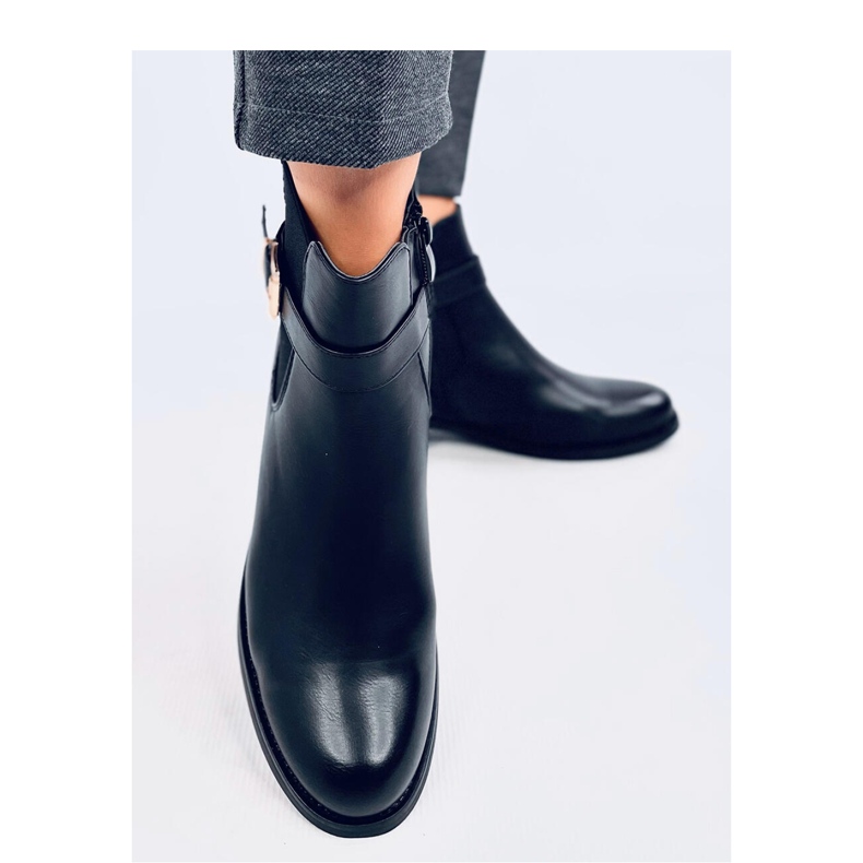 Klasické dámské Chelsea boots Black černá 2