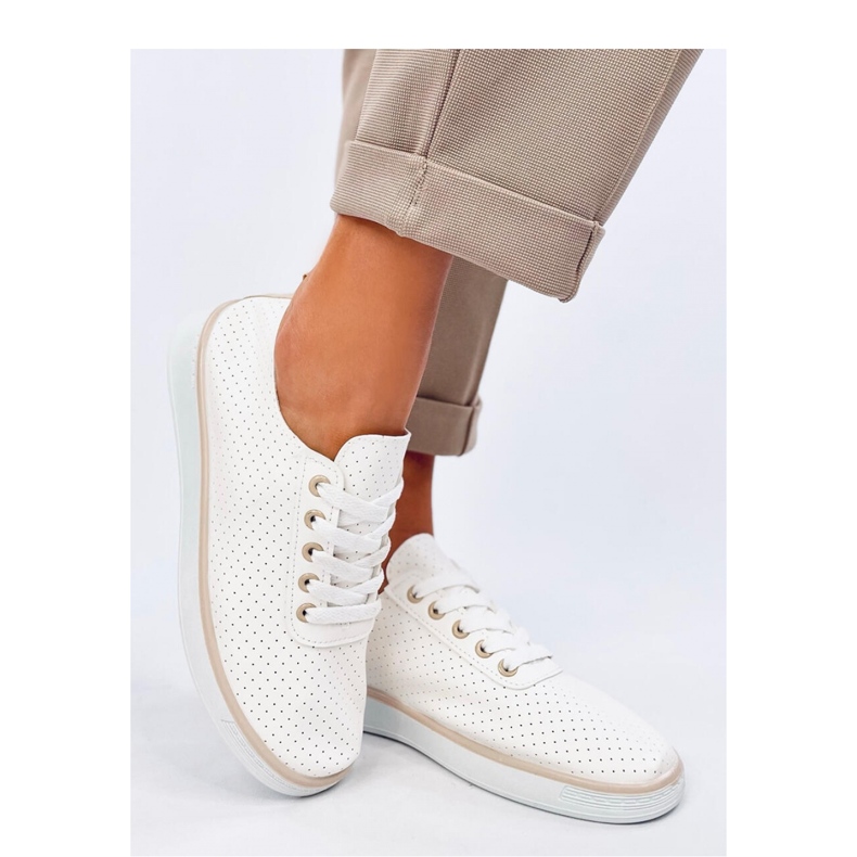 Prolamované tenisky bílý 1