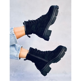 Suede baggers Dazy Black - Inello černý 2