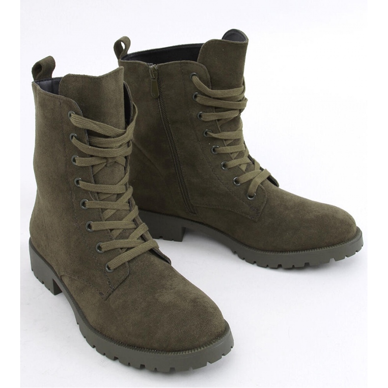 Šněrovačky Bente Green - Inello zelená 1