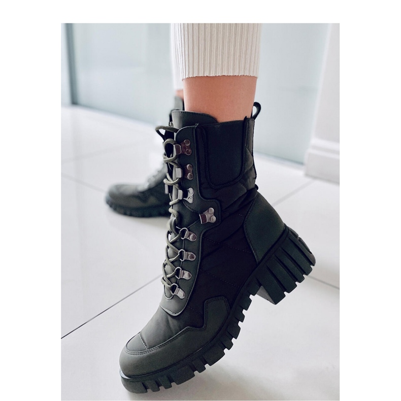 Nylonové kotníkové boty Jewel Green - Inello zelený 2