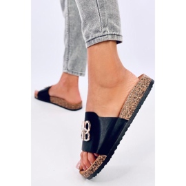 Korkové jezdce se zirkony Černé černý 2