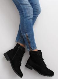 Šněrovací boty černé workery J05 černé černý 1