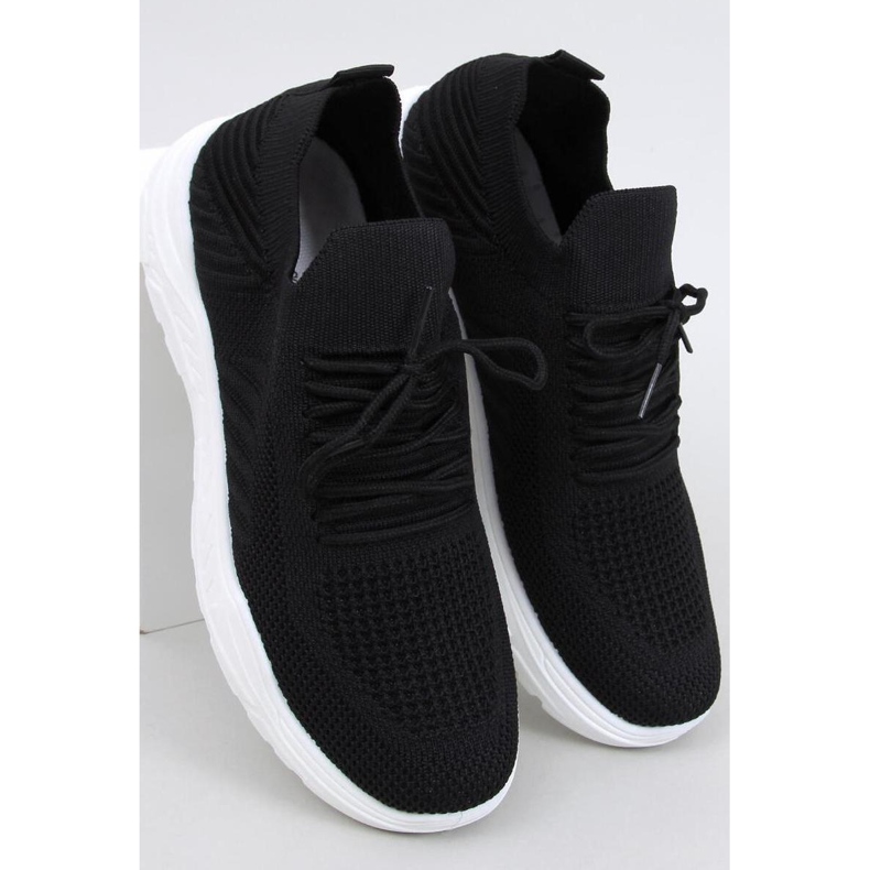 Ponožkové sportovní boty Jaussa BLACK/WHITE - Inello černý 1