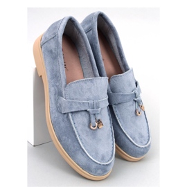 Semišové mokasíny Ottavia Blue - Inello modrý 1