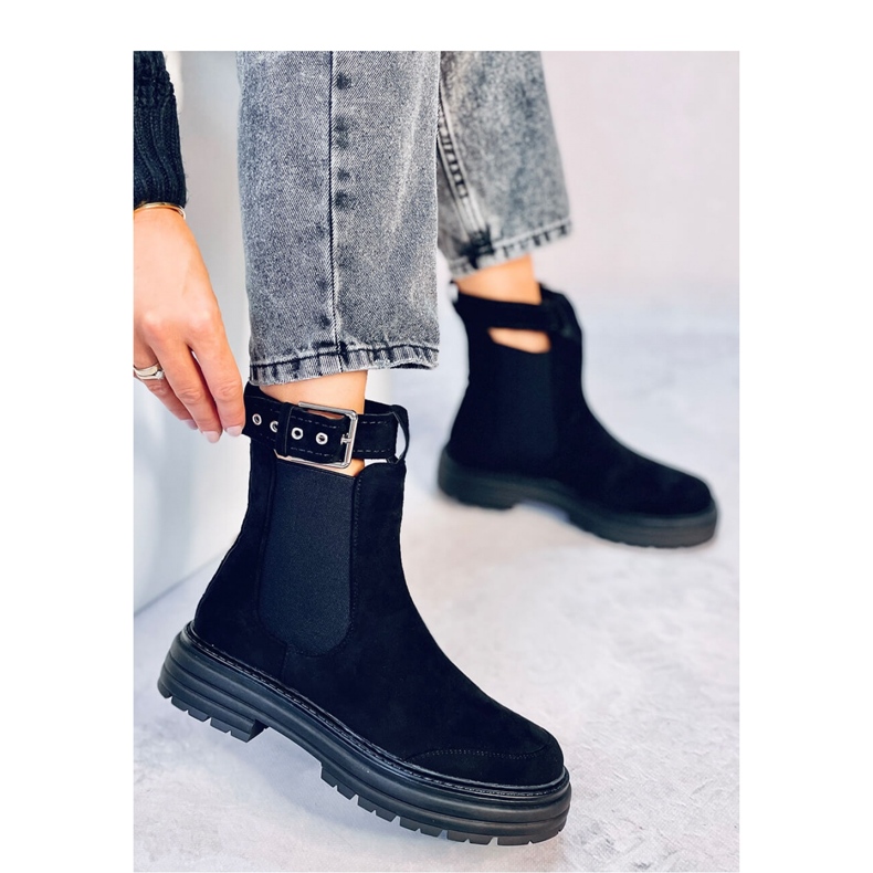 Dámské Chelsea boty Carls Black - Inello černý 2