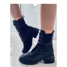 Nylonové kotníkové boty Jewel Black - Inello černý 2