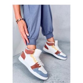 Dámská sportovní obuv s vysokým topem bílý 1