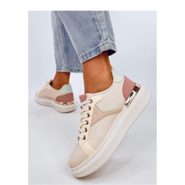 Barevné dámské tenisky růžový 1