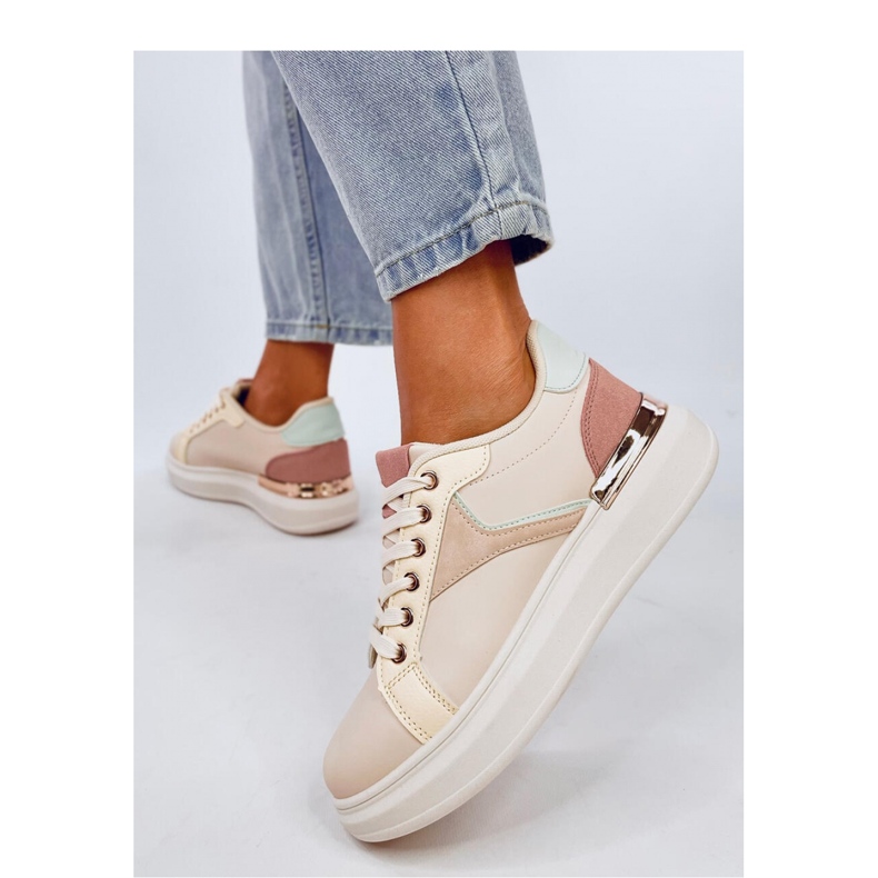 Barevné dámské tenisky růžový 1