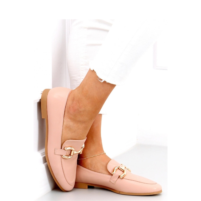 Dámské růžové mokasíny růžový 2