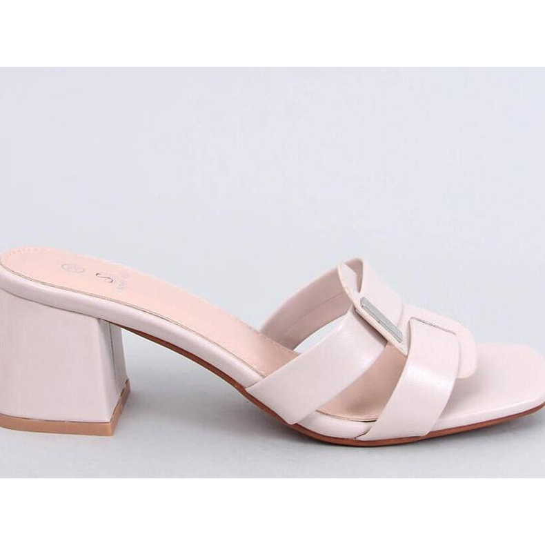 Sandál Elegantní žabky na vysokém podpatku Lafar Beige - Inello béžový 1