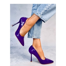 Dámské lakované lodičky Anika Purple - Inello fialová 1