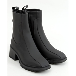 Dámské černé kozačky QT33P Black - Inello černý 1