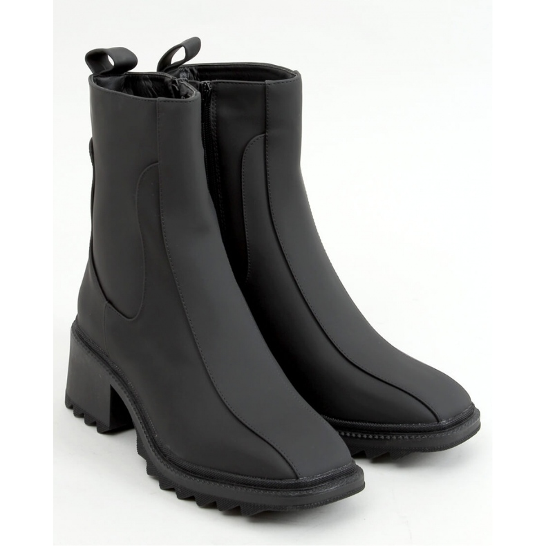 Dámské černé kozačky QT33P Black - Inello černý 1