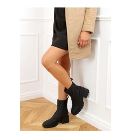 Dámské černé kozačky QT33P Black - Inello černý 2