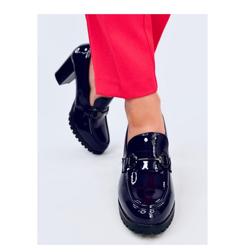 Lakované mokasíny Hyett Dark Blue - Inello 2