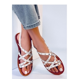 Římské sandály Capris Beige - Inello béžový 1