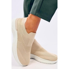 Ponožkové sportovní boty Suare Beige - Inello béžový 1