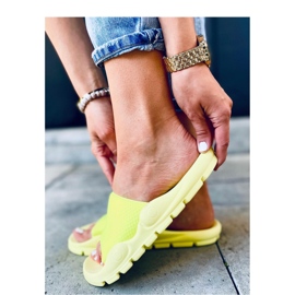 Wind Yellow dámské žabky sandál - Inello žlutá 1