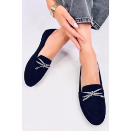 Semišové mokasíny Marsoin Black - Inello černý 1