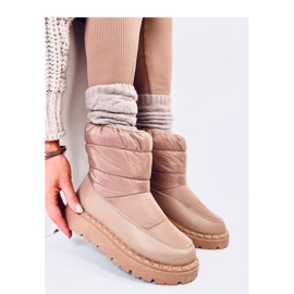 Javier Khaki - Inello nylonové sněhule hnědý 1