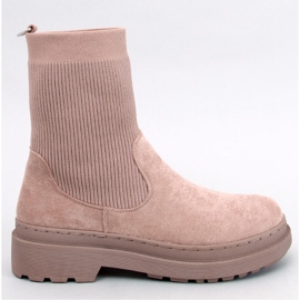 Joyner Khaki Chelsea boty s elastickým svrškem - Inello béžový 1