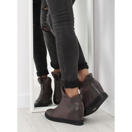 Šedé tenisky Wedge 168-129 šedé šedá 2