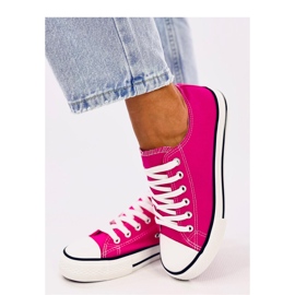 Klasické dámské tenisky Basic Fuchsia - Inello růžový 2
