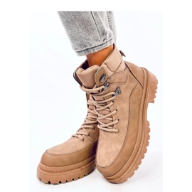 Trapper kotníkové boty Mathen Khaki - Inello hnědý 1