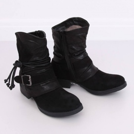 Vojenské boty Black 201802-11B Black - Inello černá 1