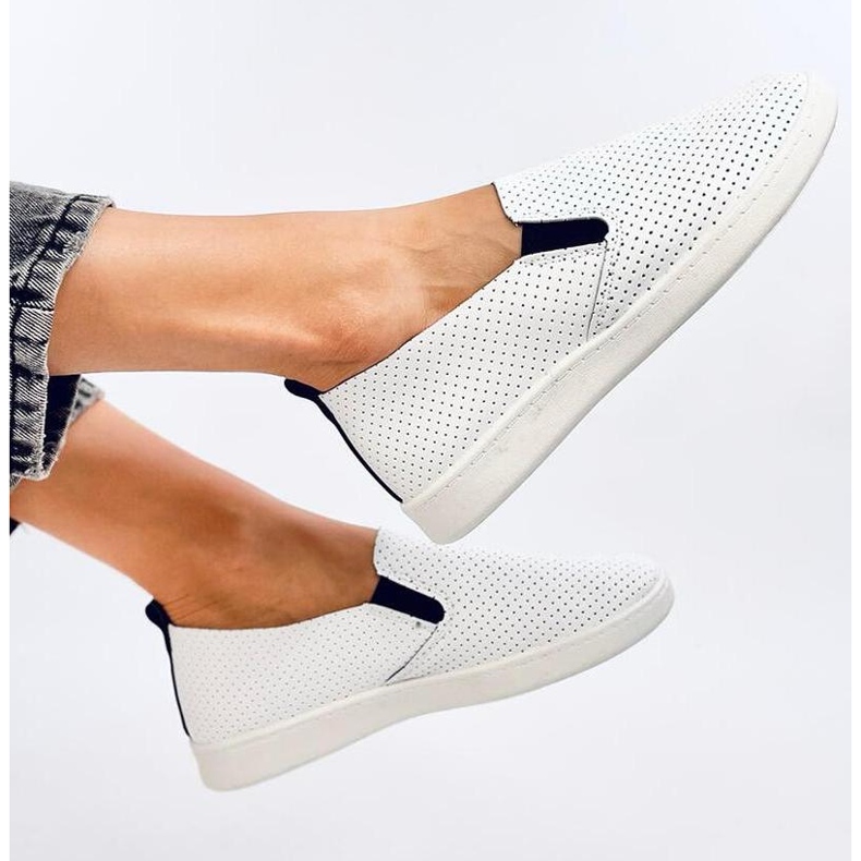 Nazouvací tenisky Jousse WHITE/BLACK - Inello černý 1