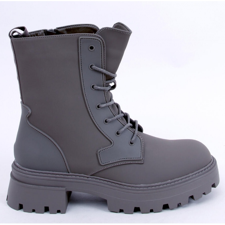 Šněrovací kotníkové boty Tamar Green - Inello zelená 1