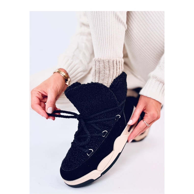 Zateplené sněhule Remal Black - Inello černá 2