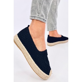 Dagonei Black prolamované balerínové espadrilky - Inello černý 1