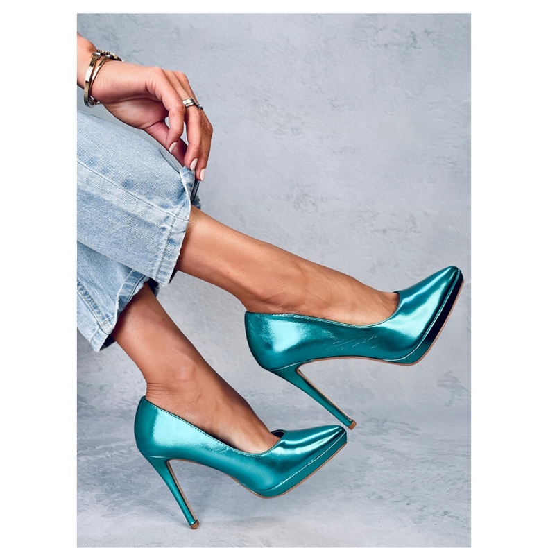 Jehlové lodičky Blume Green - Inello zelená 1