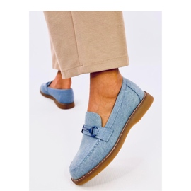 Dámské semišové mokasíny od States Jeans - Inello modrý 1