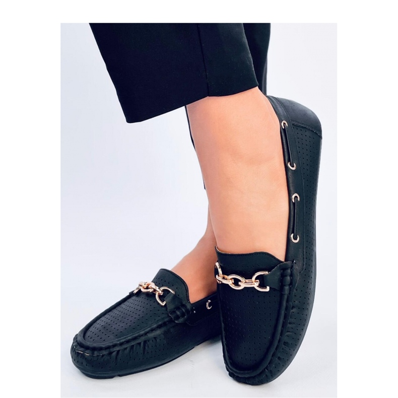 Dámské mokasíny Nisa Black - Inello černá 2