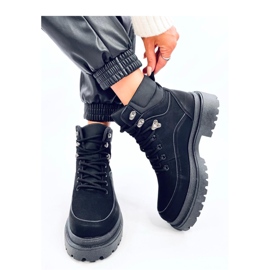 Trapperské boty Mathen Black - Inello černý 1