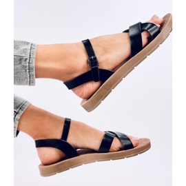 Nevada Černé dámské sandály - Inello černá 2